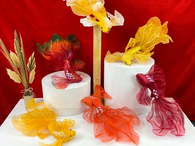 Set phụ kiện tự làm cá chép Mini decor [Loại đẹp] D45cm SET-DIY-05